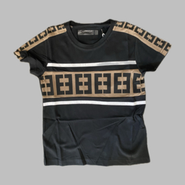 T-shirt - Crosby zwart