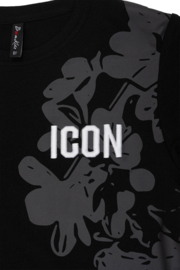 Twee delige set - Icon flowers black