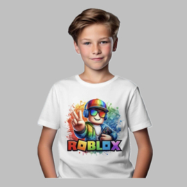 T-shirt - Roblox wit