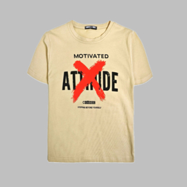 T-shirt - Attidude beige