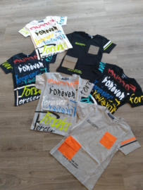 T-shirt - Foverever  zwart