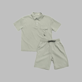 Twee delige set - Polo grijs