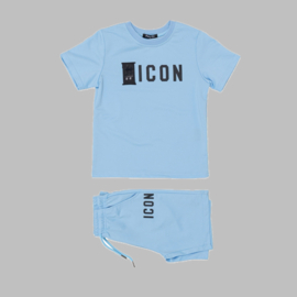 Twee delige set- #Icon light blue