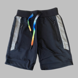 Jogg Bermuda - I Kids rainbow navy