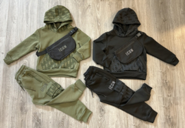 Joggingpak - Icon crossover bag black