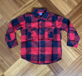 Blouse - Flanel red