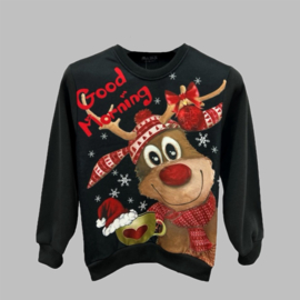 Sweater  - Goodmorning zwart
