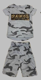 Twee delige jogg set - Paris grey