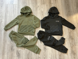 Joggingpak - Icon crossover bag black