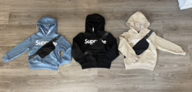 Hoody -  Supreme jeansblue