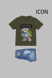 Twee delige set - Icon beer army green