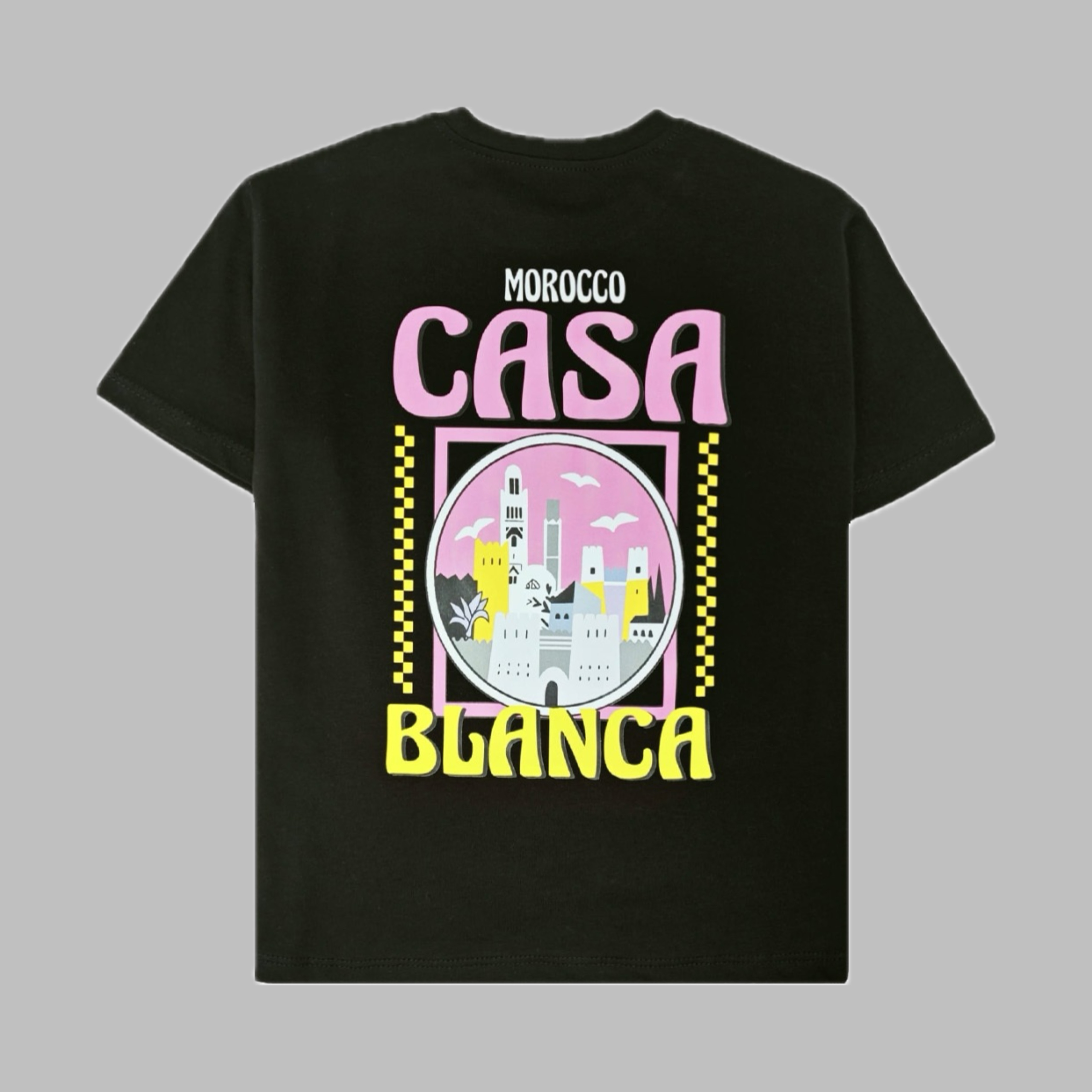 T-shirt - "Casablanca" zwart
