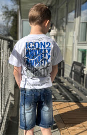 Jogg Jeans Bermuda - Icon blue