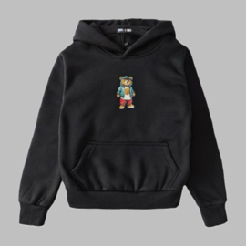 Hoody -  Beer zwart (tweezijdig)