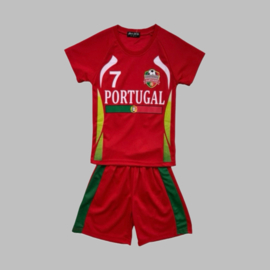 Twee delige set - Portugal rood