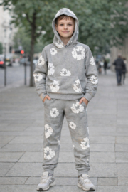 Joggingpak - Flowers grey