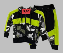 Jogg set army - green