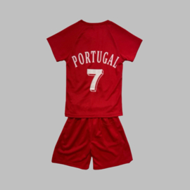 Twee delige set - Portugal rood