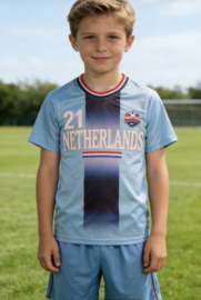Twee delige set - Nederlands Elftal licht blauw