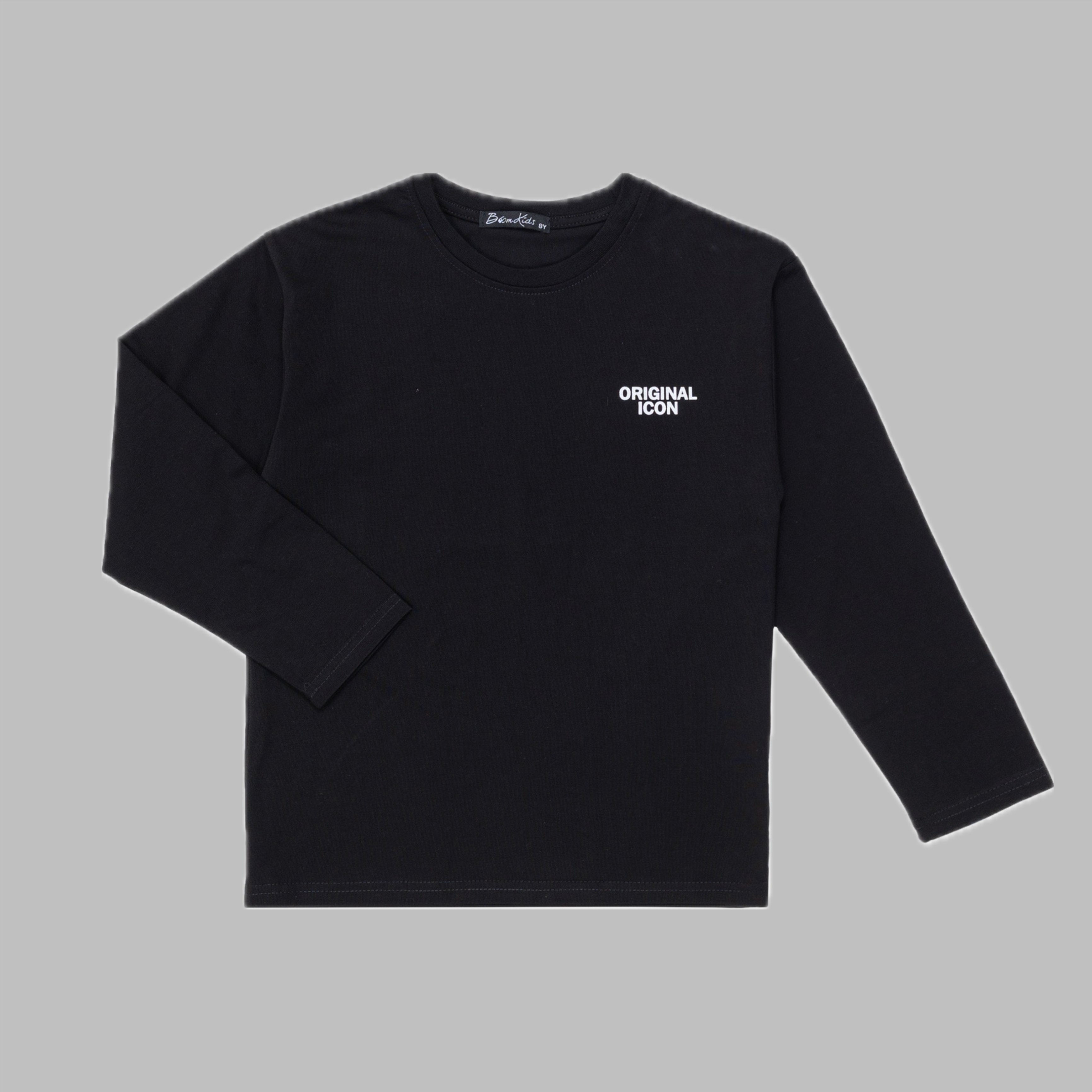 Longsleeve  - Icon jeans black