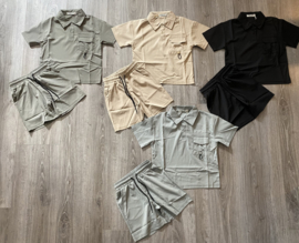 Twee delige set - Polo grijs
