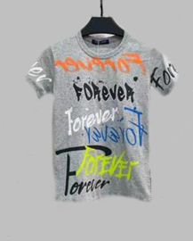 T-shirt - Foverever grijs