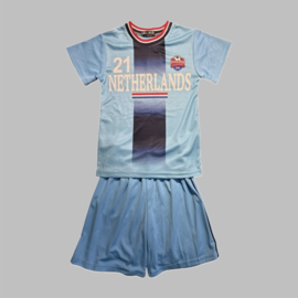 Twee delige set - Nederlands Elftal licht blauw