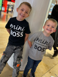 T-shirt - Mini Boss zwart