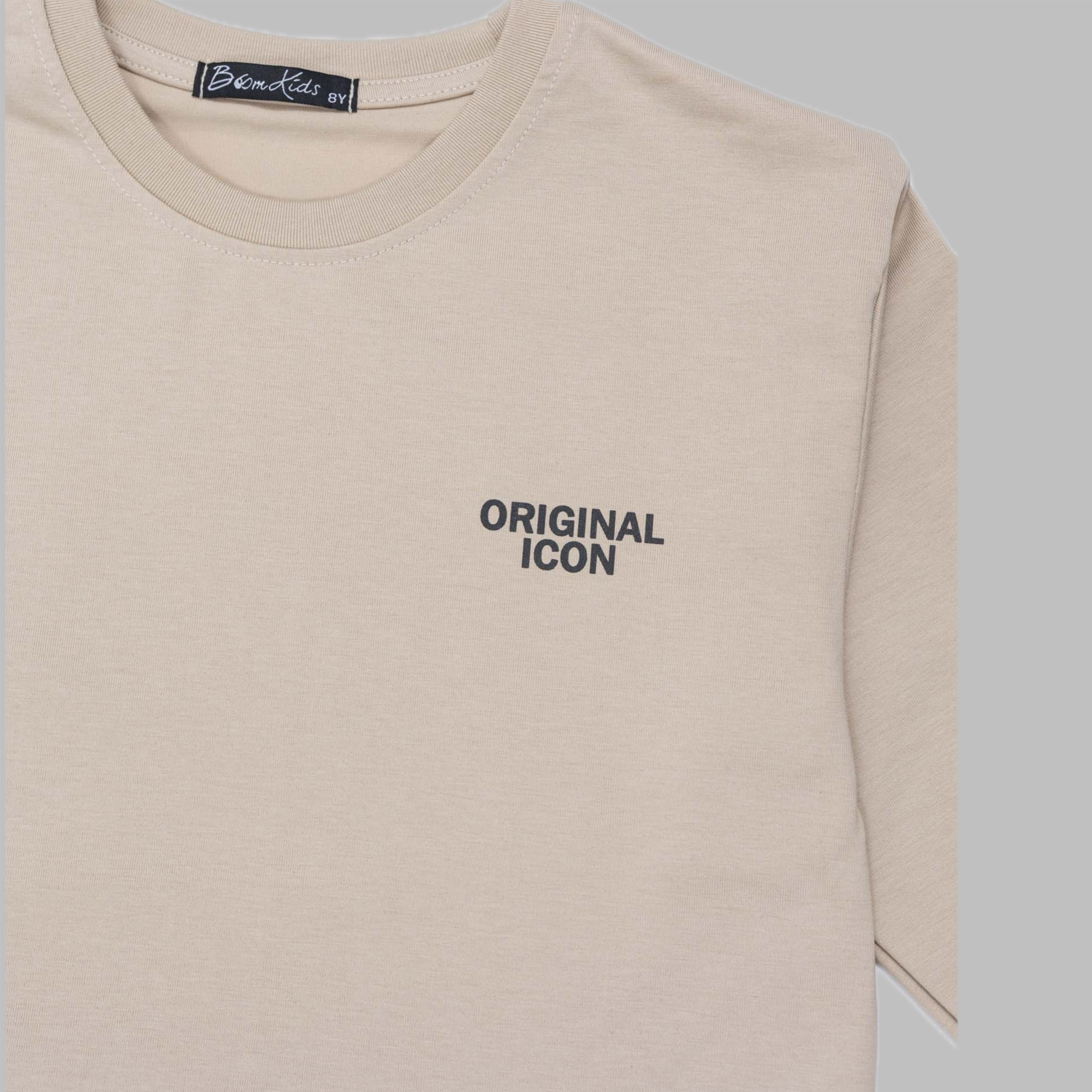 Longsleeve  - Icon jeans beige