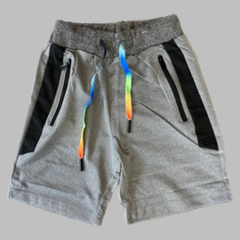 Jogg Bermuda - I Kids rainbow grey