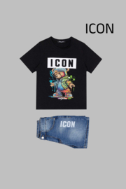 Twee delige set - Icon beer zwart