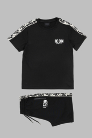 Twee delige set - Icon summer black
