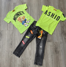 T-shirt - Money green
