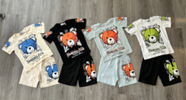 Twee delige set - Bear black orange