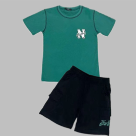 Twee delige set - New York green