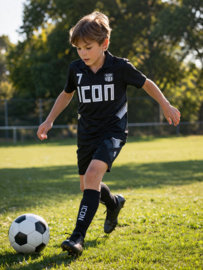 Twee delige set - Icon sports black