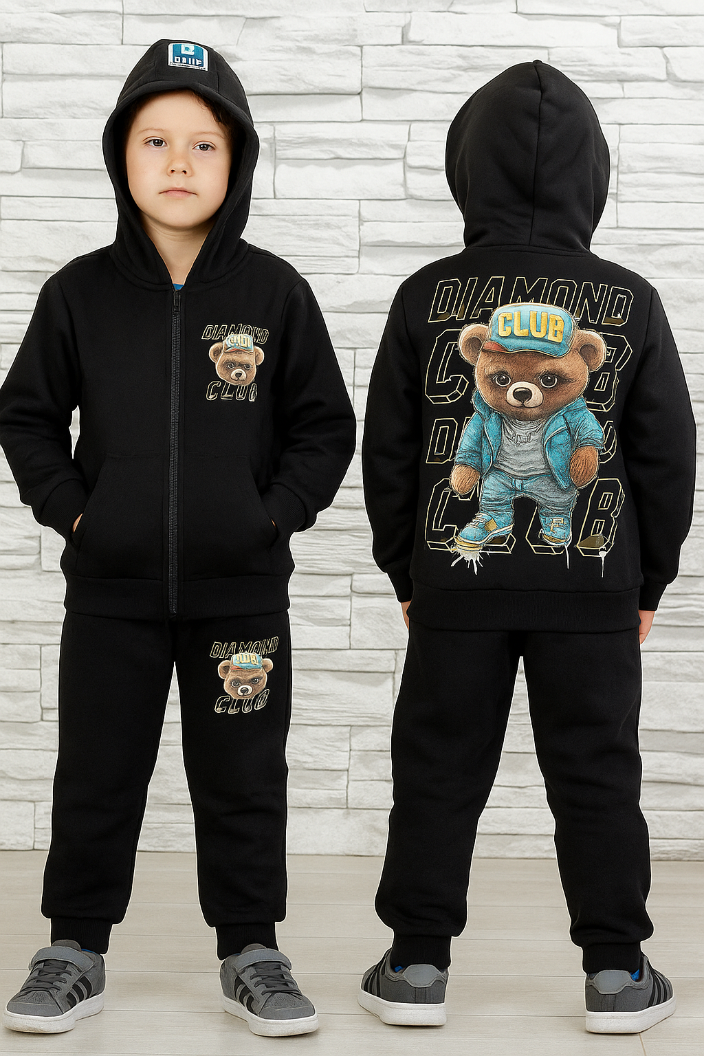 Trainingspak - Diamond zwart
