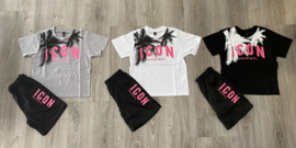 Twee delige set - Icon Palm grey