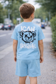 Twee delige set - Icon backprint blue