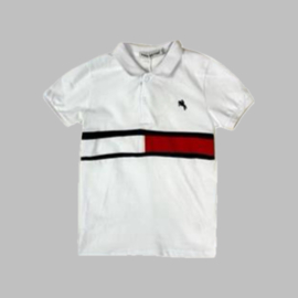 Poloshirt - “Hilfiger” wit