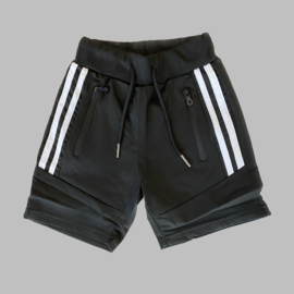 Jogg Bermuda - I Kids stripes black