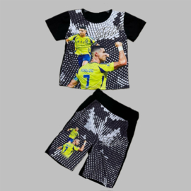Twee delige set - Ronaldo print black
