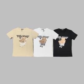 T-shirt - Beer Feel Good zwart