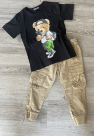 T-shirt - Beer zwart