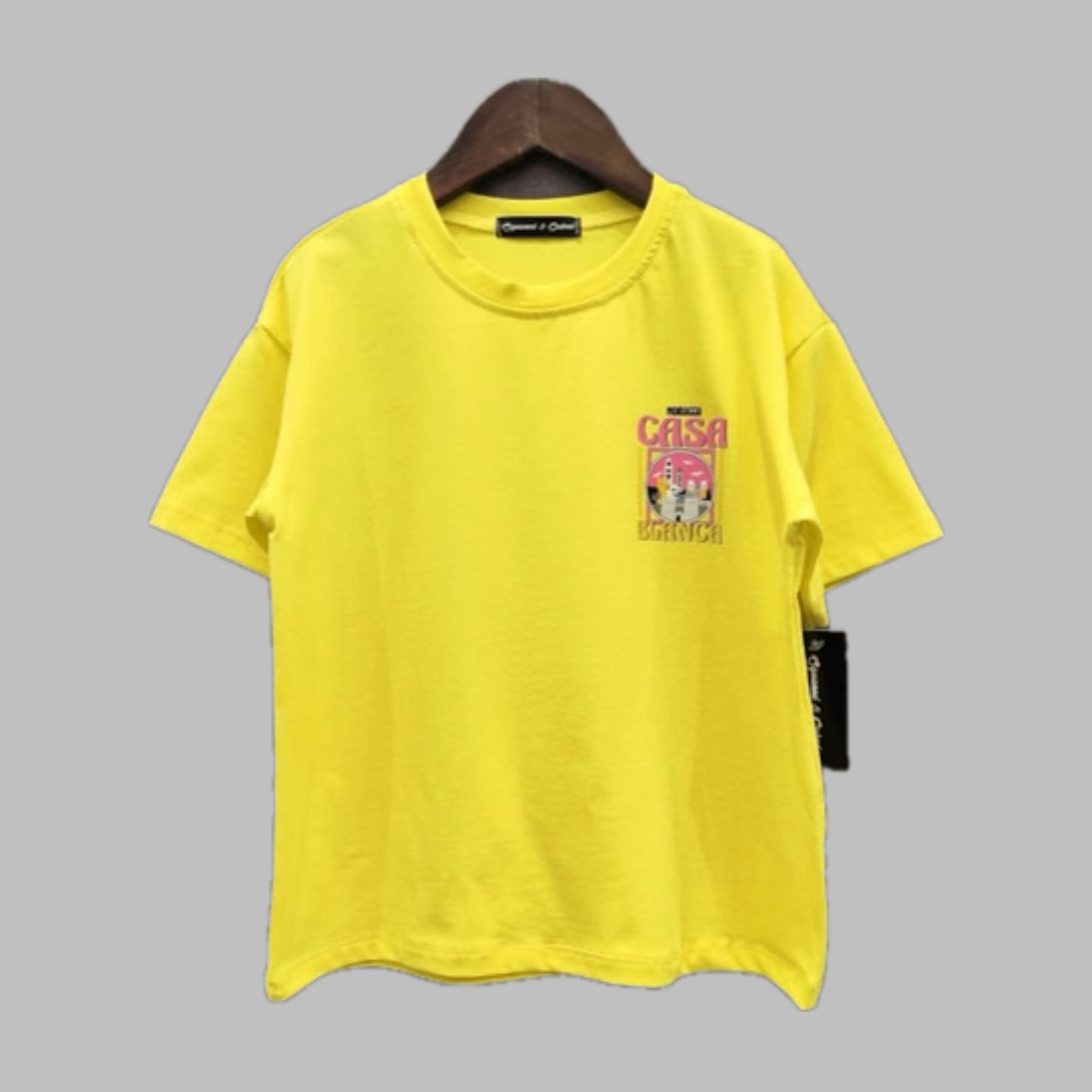 T-shirt - "Casablanca" geel