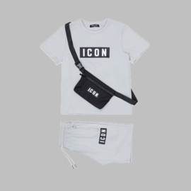 Twee delige set - bag  grey