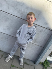 Trainingspak - Icon flowers grey