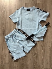 Twee delige set - Icon light blue