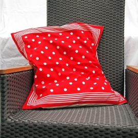 Kussenhoes Boerenzakdoek rood