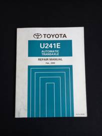 Workshop manual Toyota U241E automatic transaxle